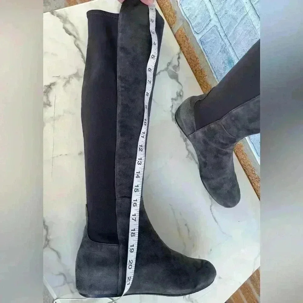 STUART WEITZMAN LANDER OTK WEDGE BOOTS 8.5 M